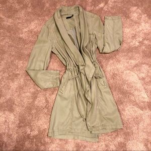Max Jeans Olive Green Trench Coat/Jacket
